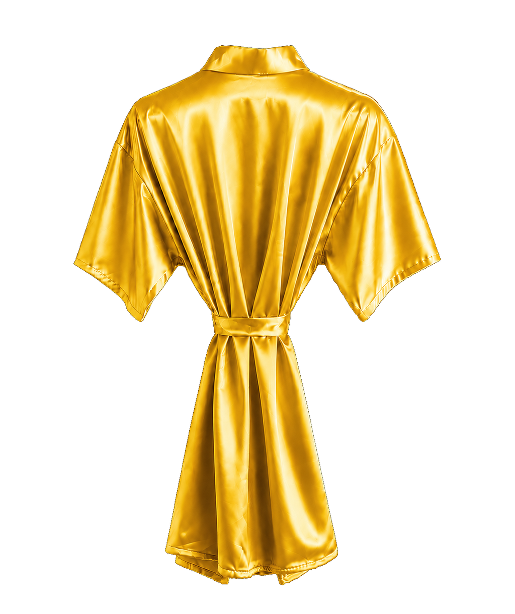 Robe de Cetim Personalizado para Criança - Beija-Flor