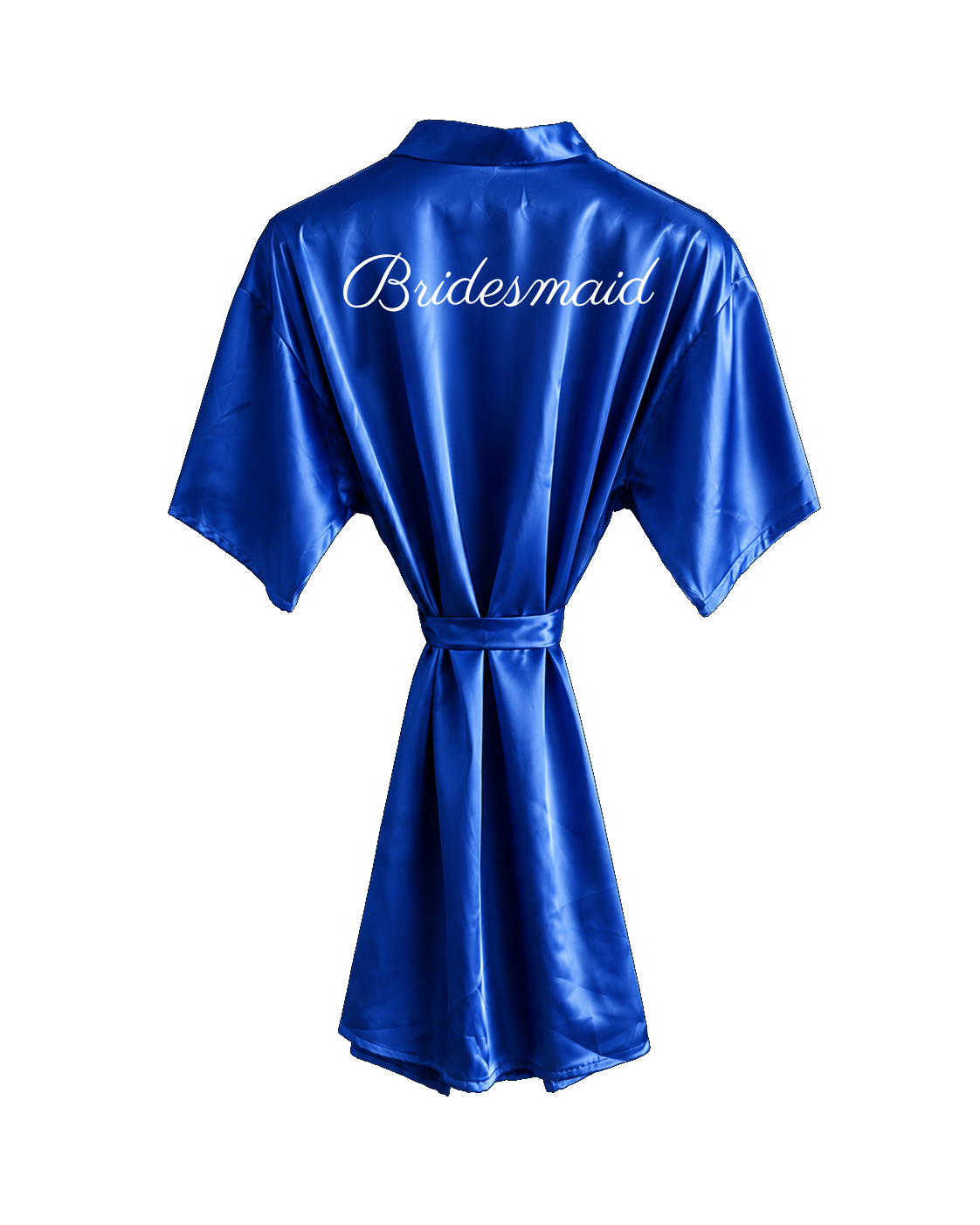 White Satin Robe - Hummingbird
