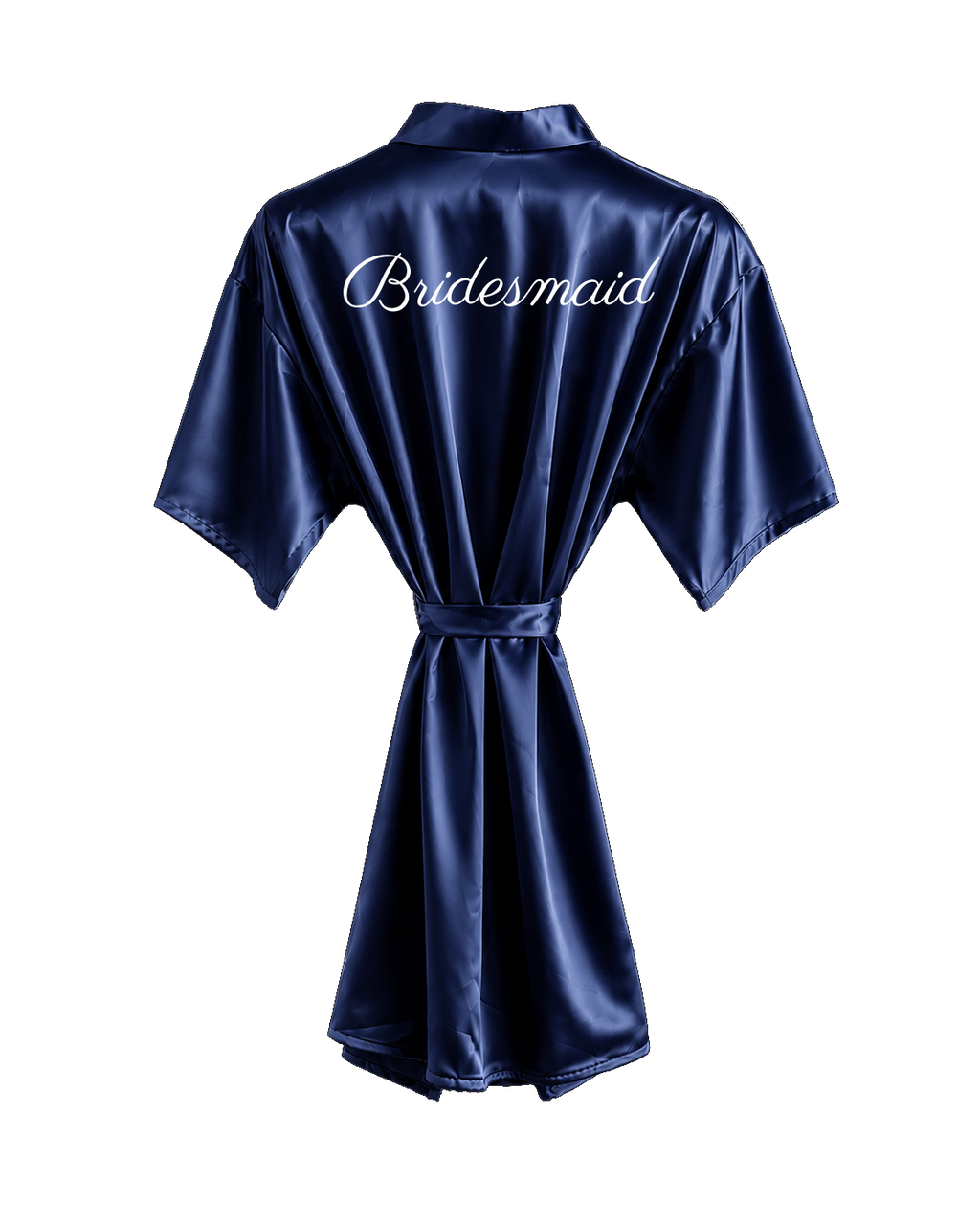 White Satin Robe - Hummingbird