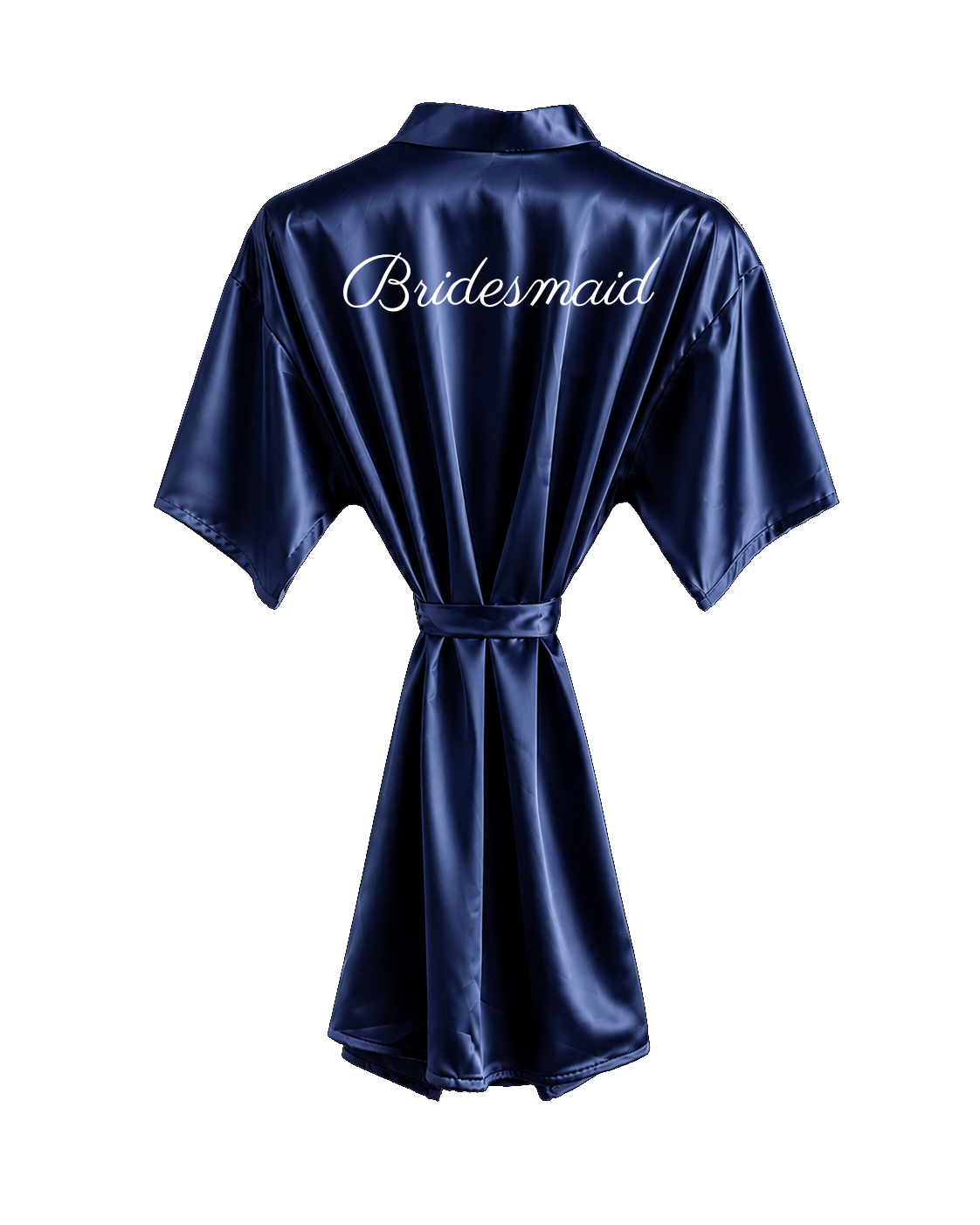 White Satin Robe - Hummingbird