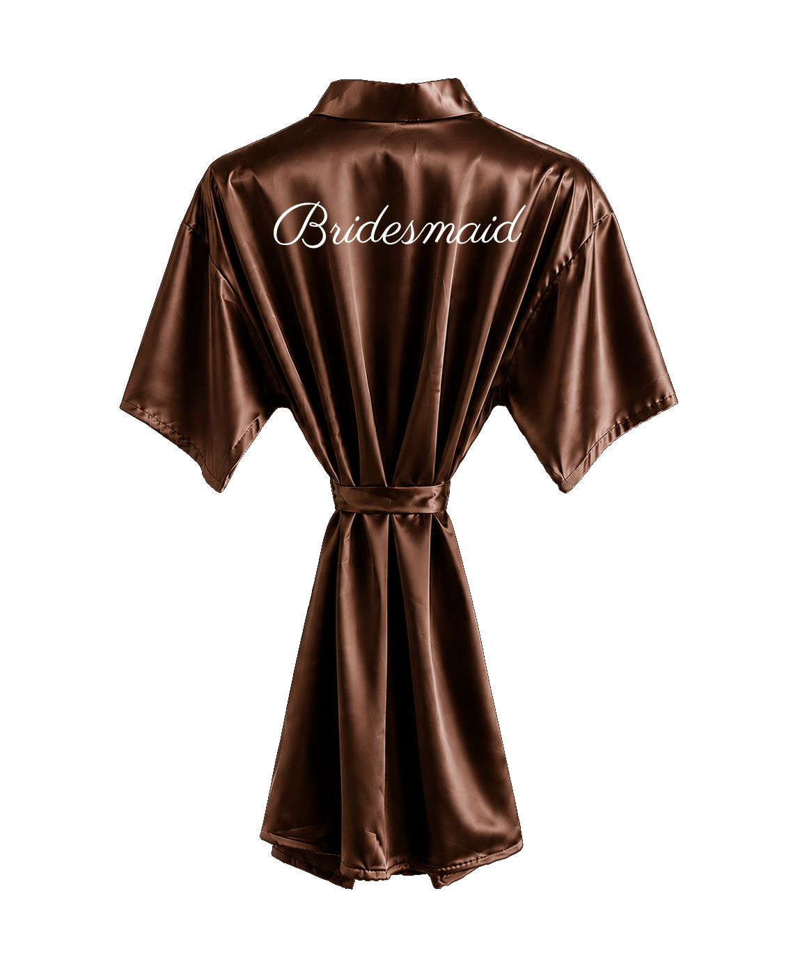 White Satin Robe - Hummingbird