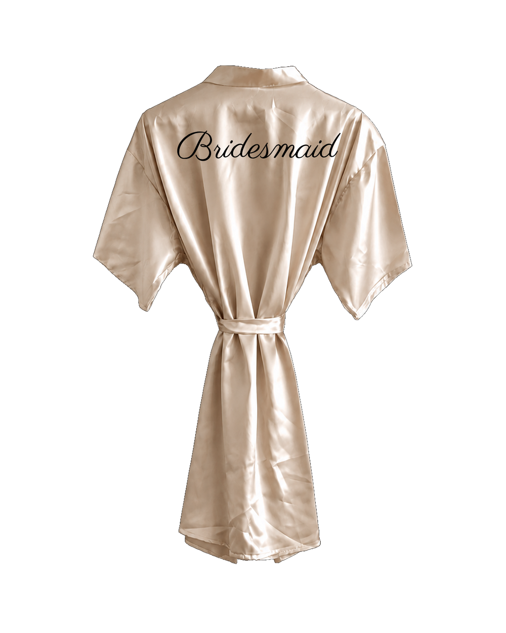 White Satin Robe - Hummingbird