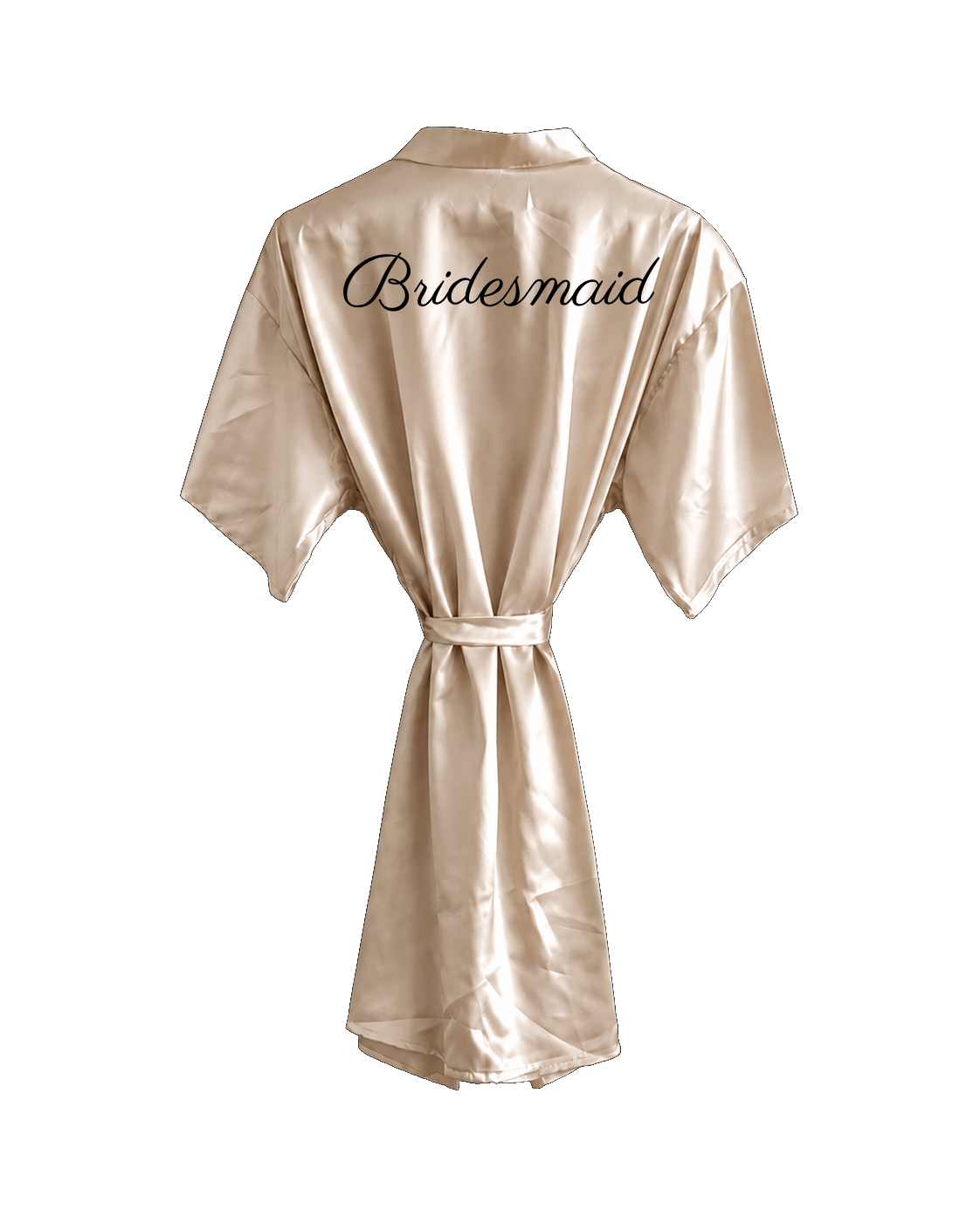 White Satin Robe - Hummingbird