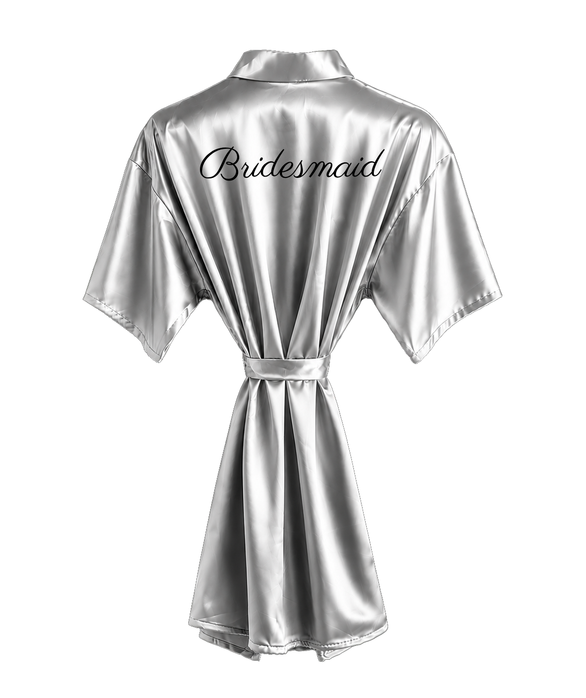 White Satin Robe - Hummingbird