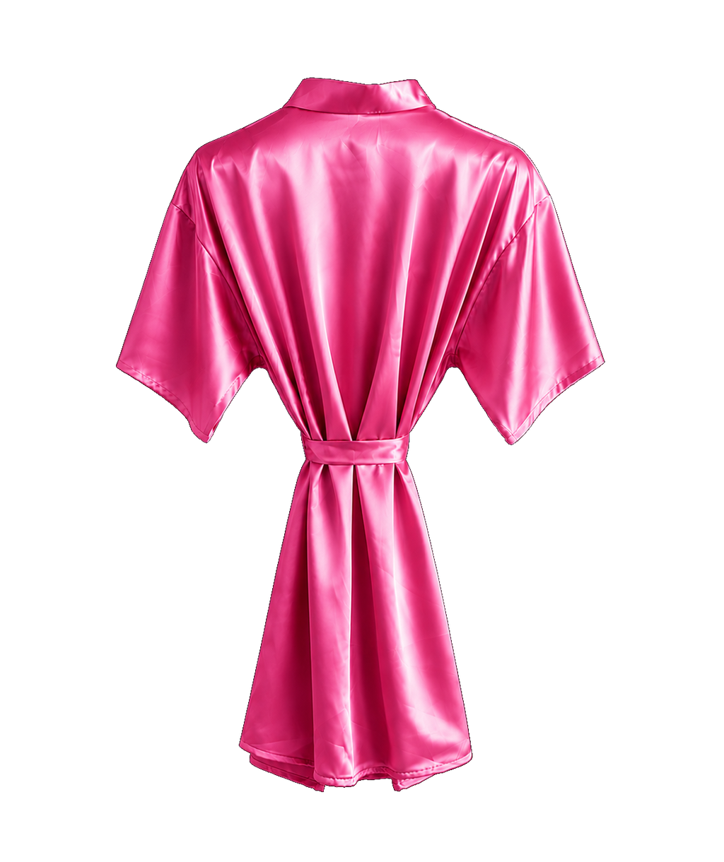 Robe de Cetim Personalizado para Criança - Beija-Flor