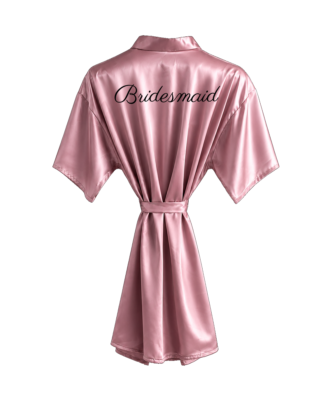 White Satin Robe - Hummingbird