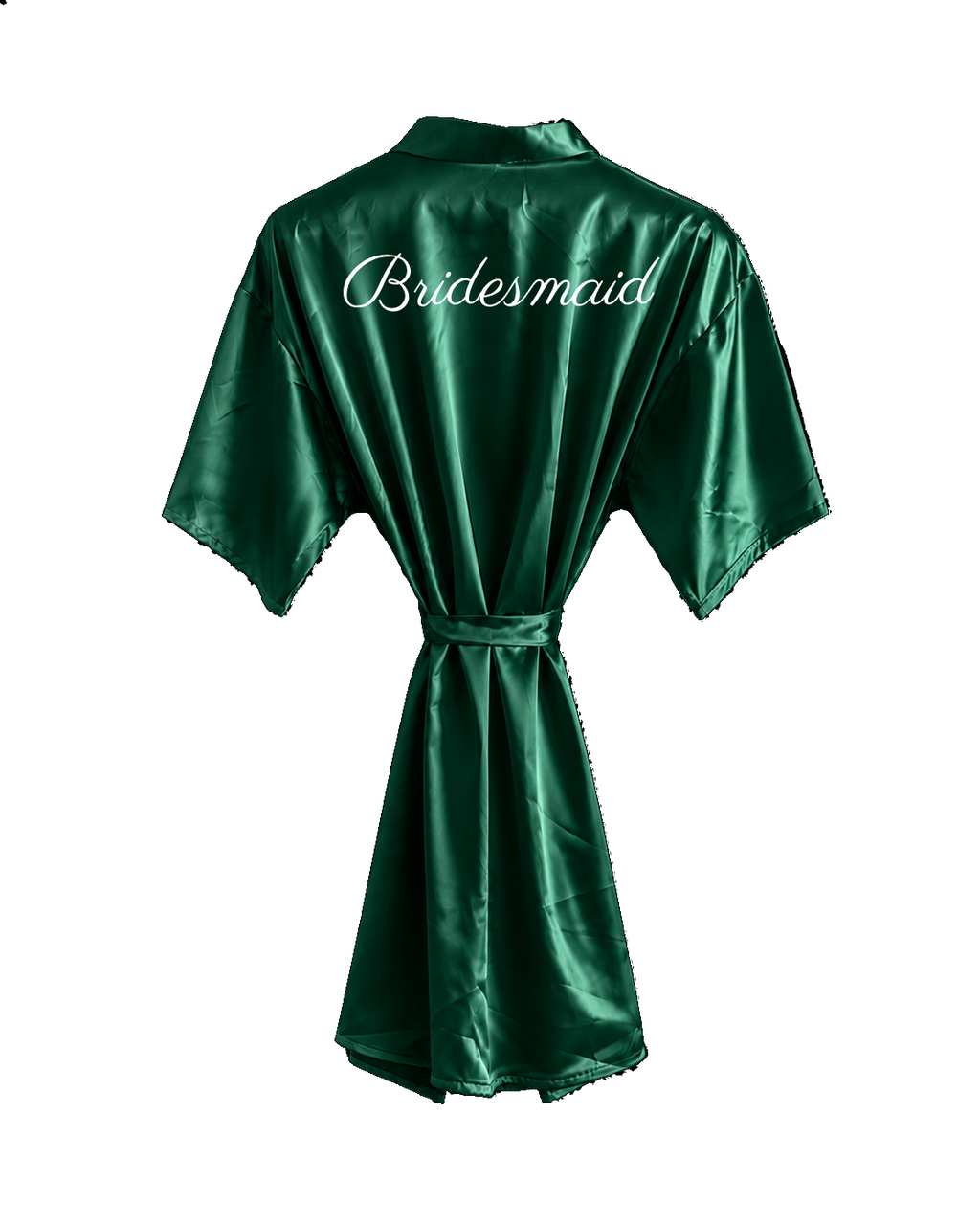 White Satin Robe - Hummingbird