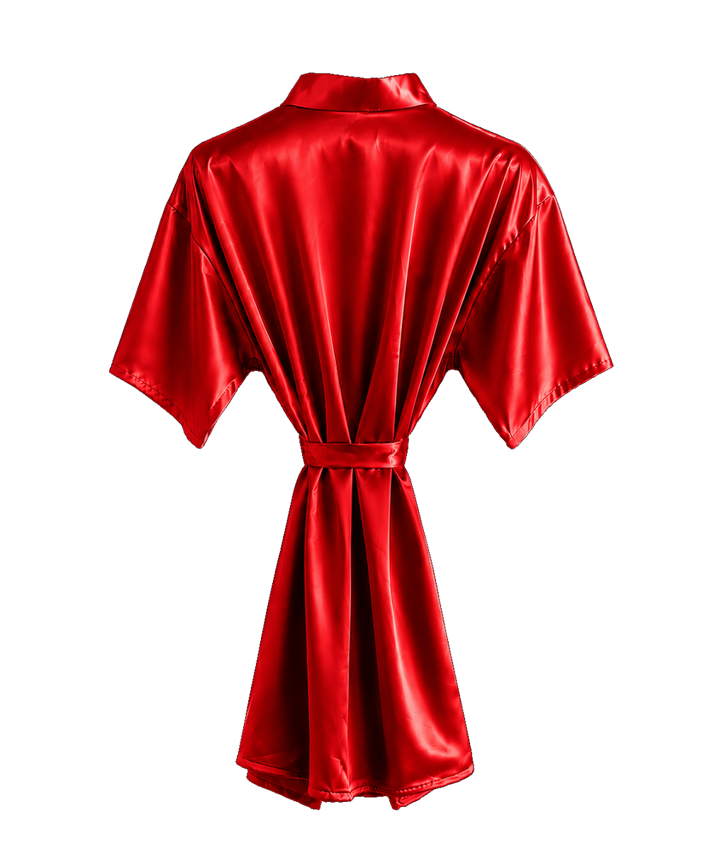 Robe de Cetim Personalizado para Criança - Beija-Flor