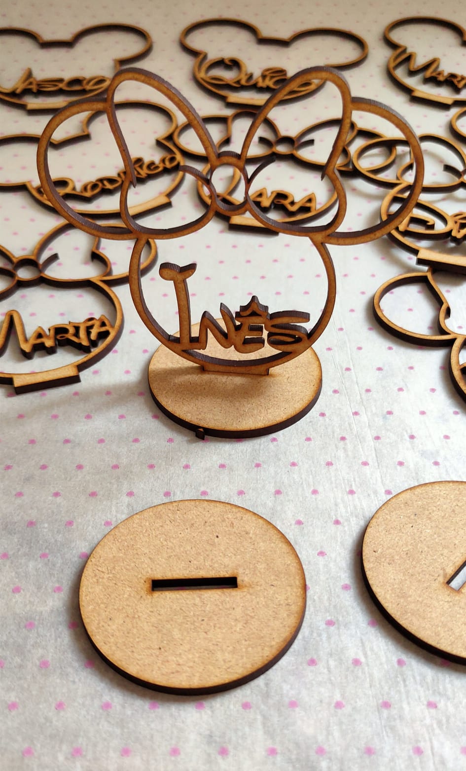 Marcador de Lugar Personalizado para Crianças