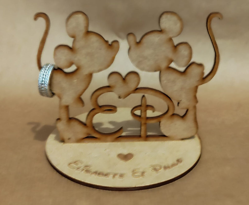 Ring Holders - Mickey &amp; Minnie Theme