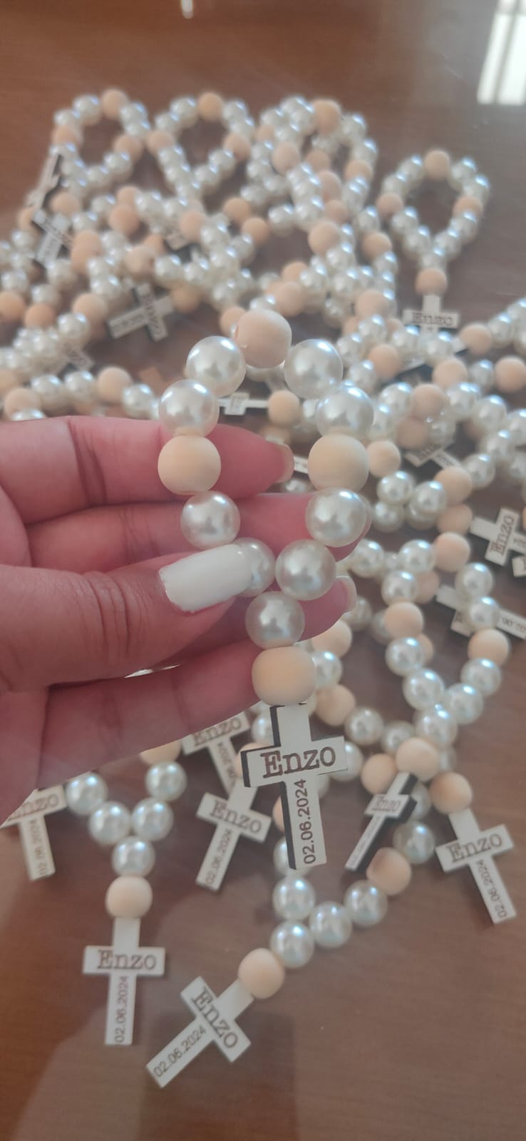 Mini-Terço Personalizado com Cruz