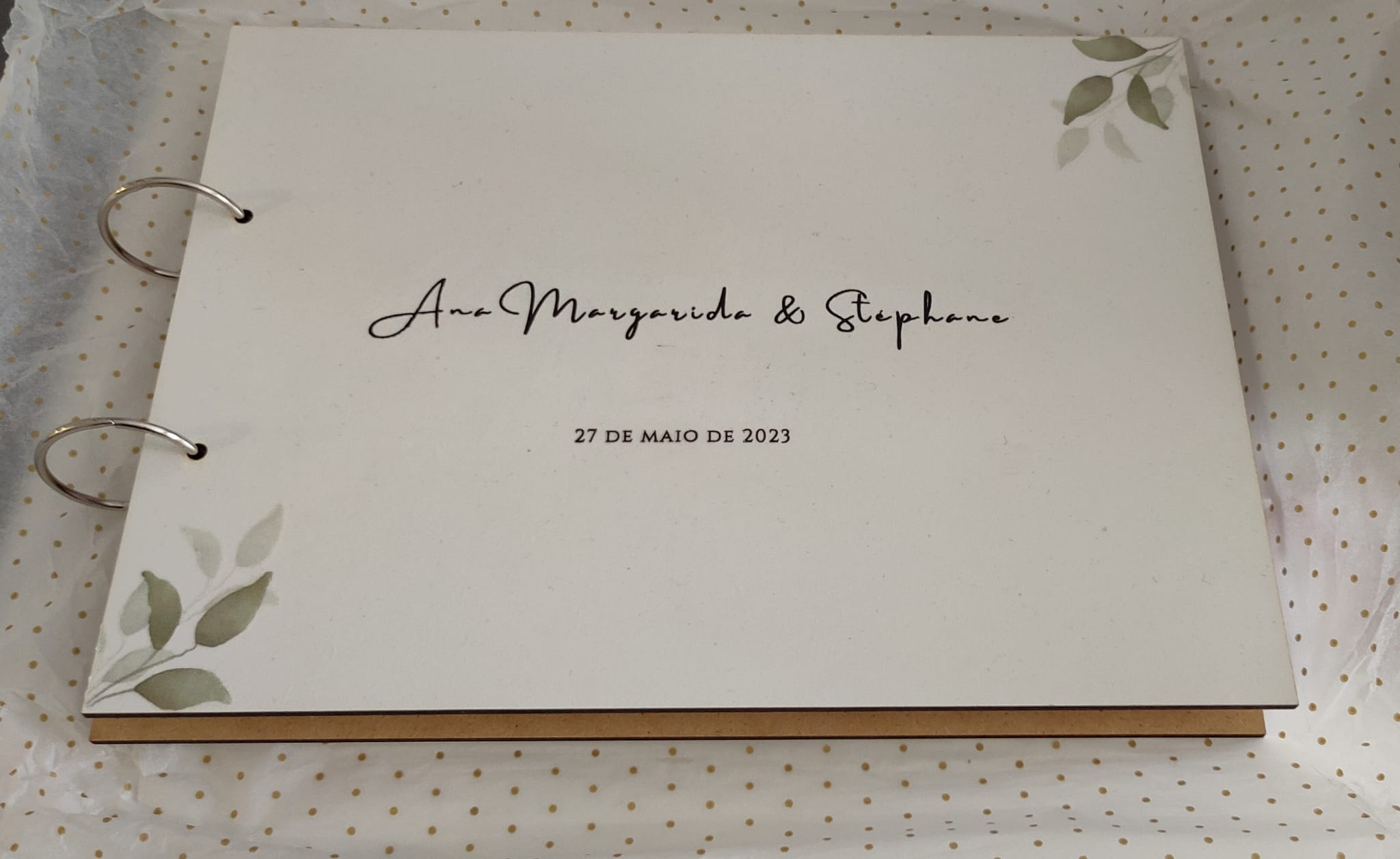 Livro de Honra Personalizado A5 Branco - PickStudios